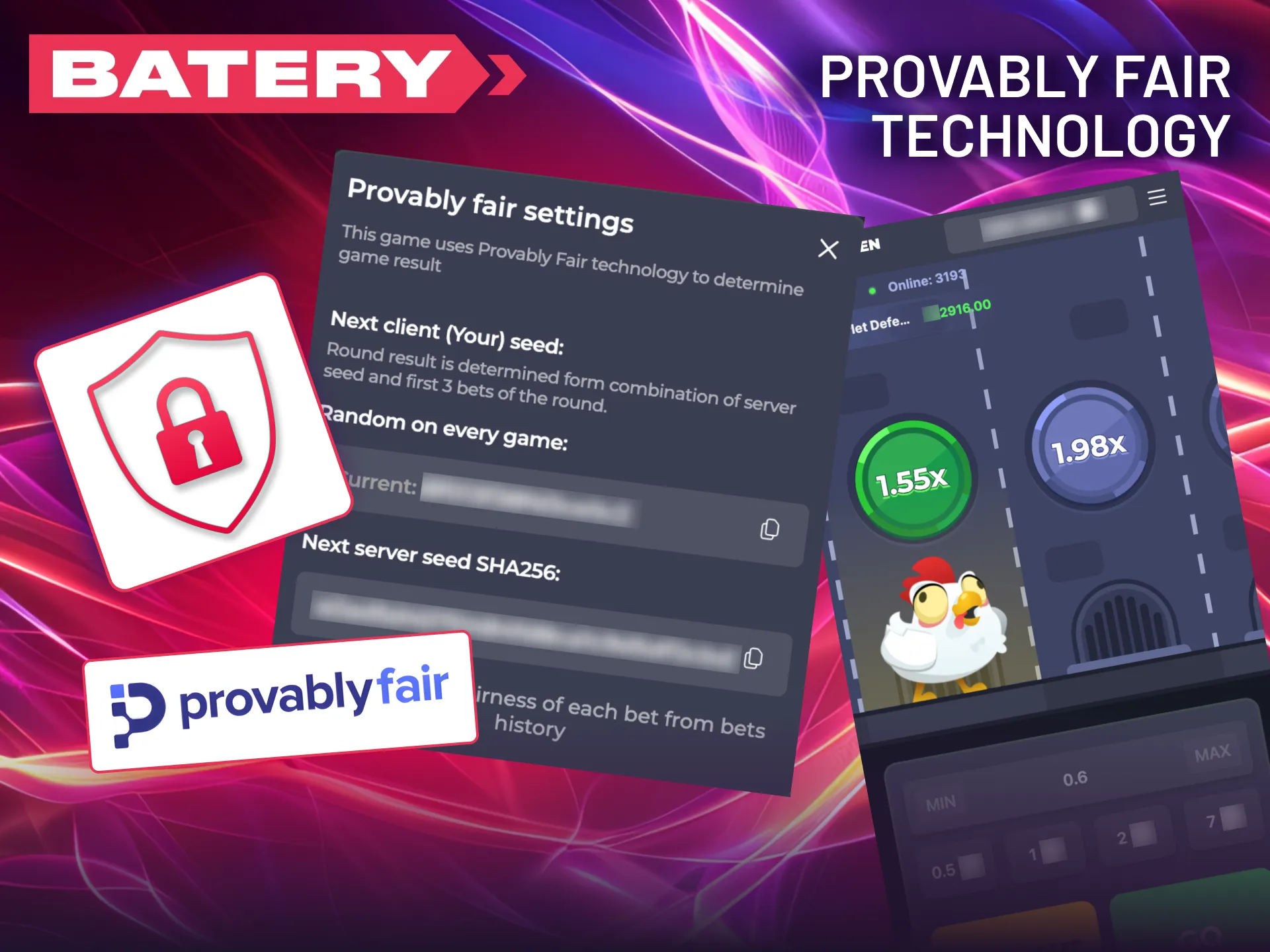 Play Chicken Road at Batery with full trust.